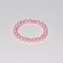Süßwasser Zuchtperlen Armband Perlen Ø 8,5 - 9,5 mm rosa elastisch