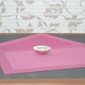 Teelichthalter rund modern - Ø 7,5 cm versilbert